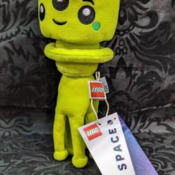 Lego Minifigure Space Alien Plush