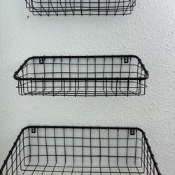 3 Basket  Shelves