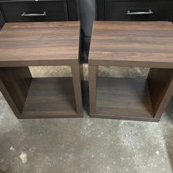 Tall Block End Table 