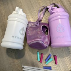 HydroJug 2 Bottles/1 Bag/3 Straws