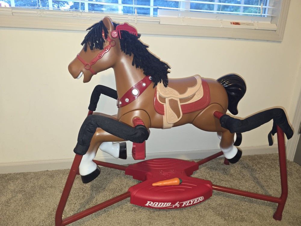 Radio Flyer Blaze Interactive Riding Horse