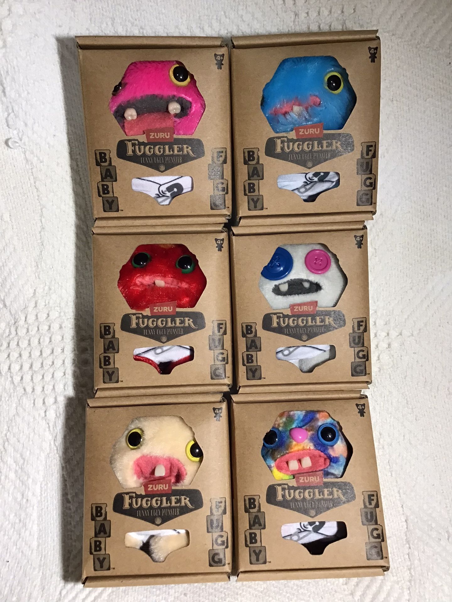 BABY FUGGLER FUNNY UGLY MONSTER EACH $10 NEW