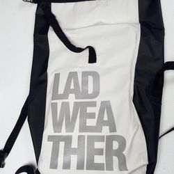 LAD WEATHER] Dry Bag Roll Top Backpack Waterproof Sport Cycling Leisure Kayak/Sailing Boating Marine (Black & White)