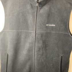 Columbia Fleece Vest Gray Size XXL Tall And Big Thumbnail