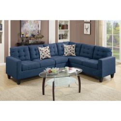 Blue Sectional Sofa 