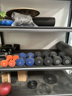 Neoprene Dumbbells 5-15lbs