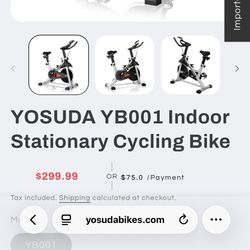 YOSUDA YB001 Indoor Stationary Cycling Bike
