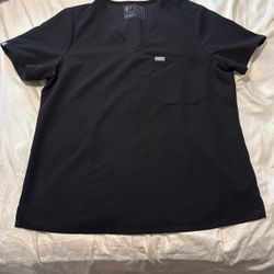FIGS Black Scrub Tops $25