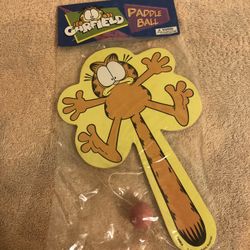 Paws Garfield Paddle Ball #70-013 NIb
