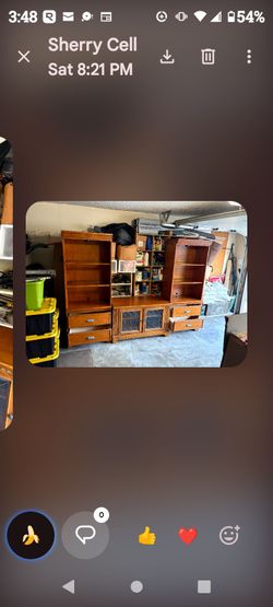 Wood Entertainment Center Wall Unit