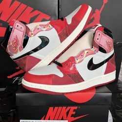 Jordan 1 Spiderman Chicago Spiderverse Sz 10 SB 4