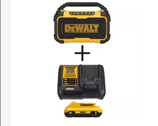 Dewalt Charger And Battery And Radio