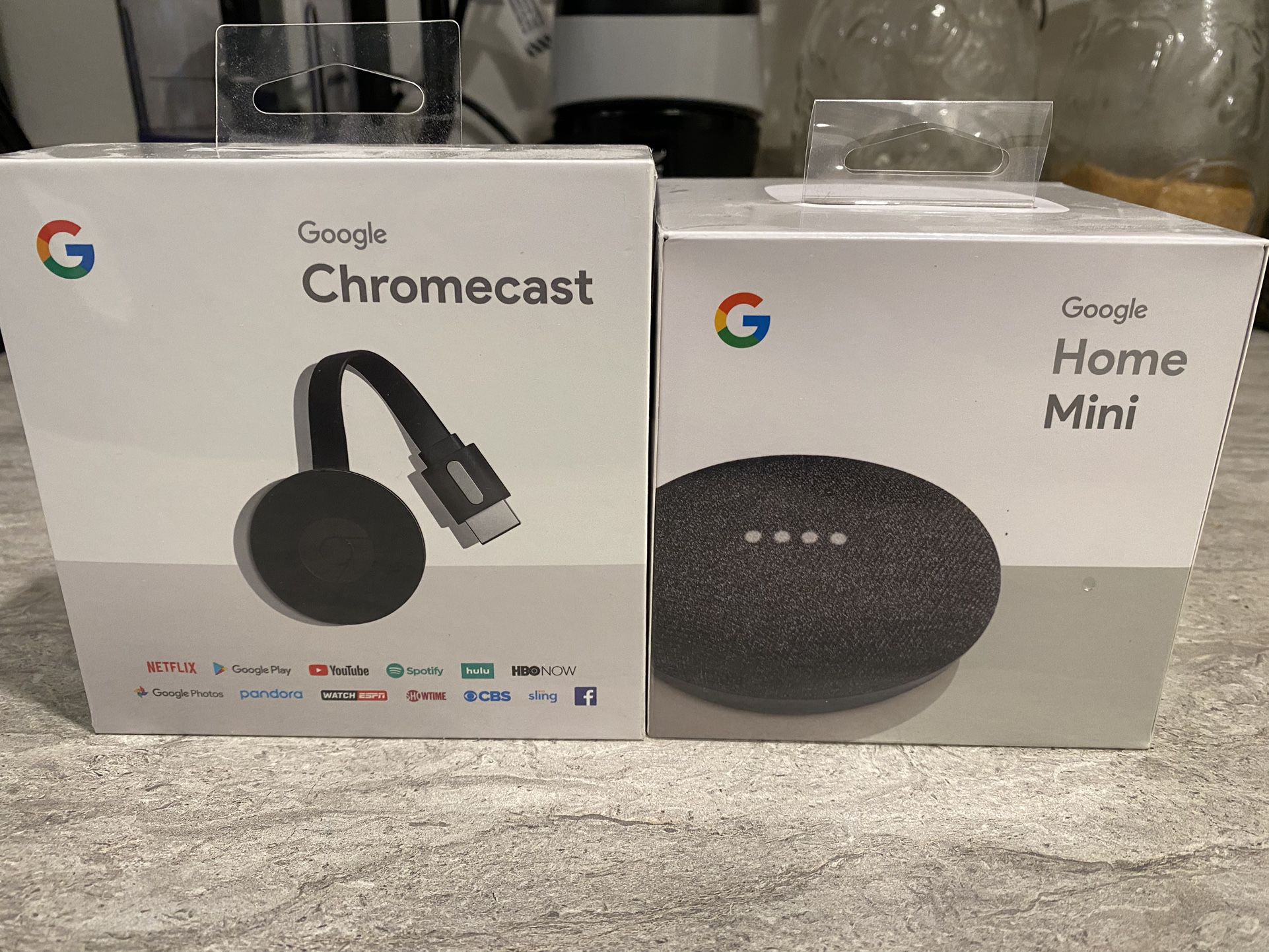Google Home Mini & Chromecast Bundle 
