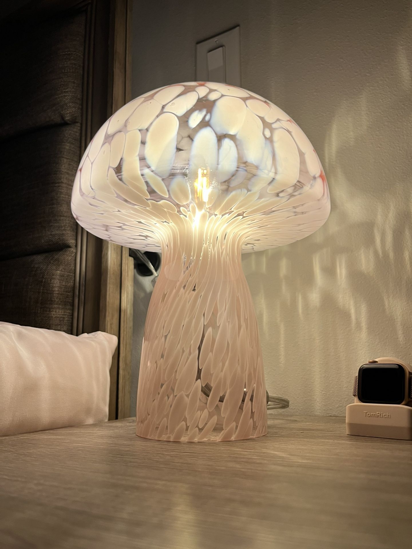 Glass Mushroom lamp