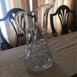 Cut Crystal Pitcher Tall