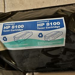 2 HP 8100 Toner Cartridges 