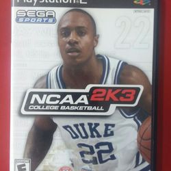 PS2 NCAA 2K3 College Basketball