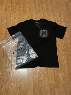 Black amiri t shirts size large