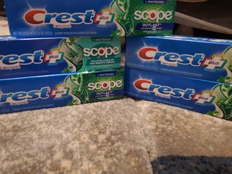 Crest + Scope Toothpaste