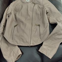 New American Culture Leather Women Jacket Size Small