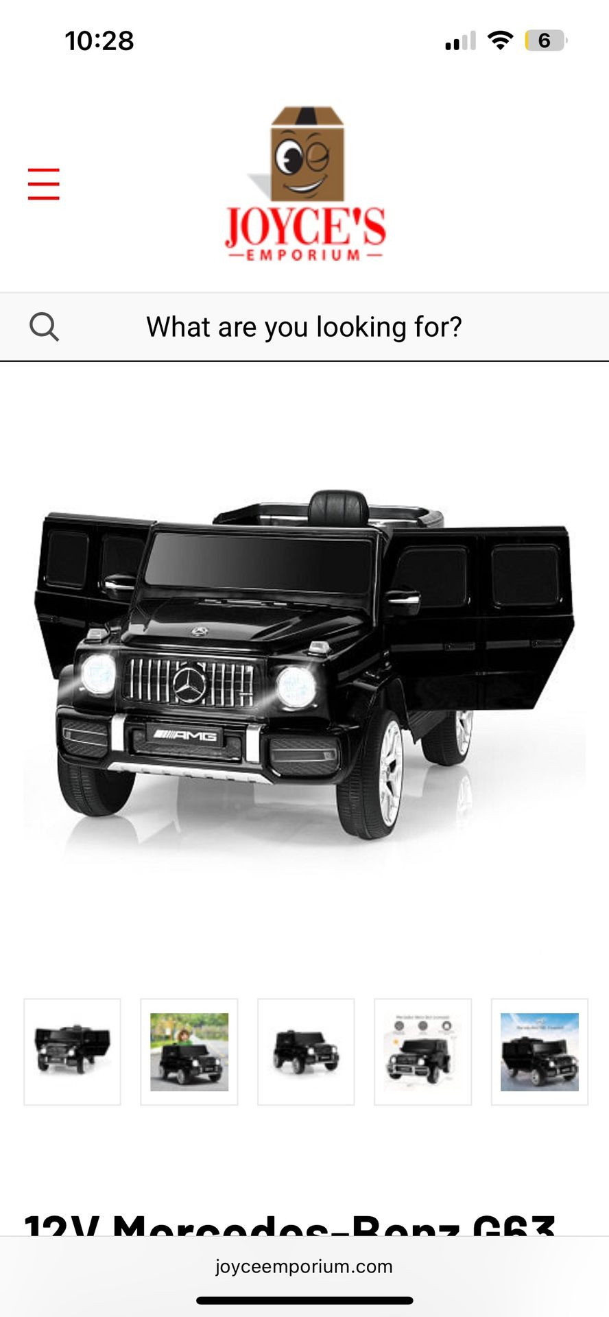 Mercedes-Benz Maybach ride on toy