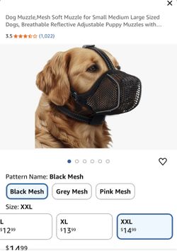 XXL dog Muzzle Great For Shepard malamute Etc..