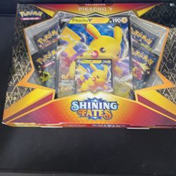 Pokemon Shining Fates Pikachu V Box