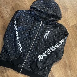 Chrome Hearts Zip-Up Hoodie 