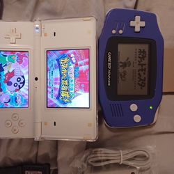 Gameboy Advance And Dsi With 28 Japanese Games(systems Are Region Free)