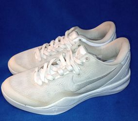 Men's Size 8 Nike Kobe 8 Proto Halo Triple White