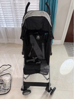 McLaren folding stroller with rain cover