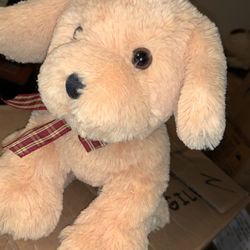 Ty Beanie Baby Dog with Bow