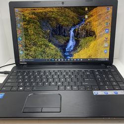 ..TOSHIBA SATELLITE…INTEL CELERON…..C55A....$ 225.00. 500 GB…..HHD...8.0 RAM . READY FOR CLASSES ON LINE OR WORK FROM HOME