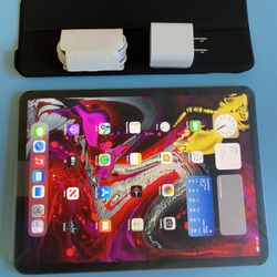 Apple IPad Pro 11” (Face ID/Liquid Retina Display/ 2018 Model/ New) 64GB with new Accessories (Apple pencil supported)