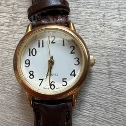 Women's Gold Watch - New Battery