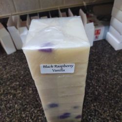 Black Raspberry Vanilla Handmade Soap 