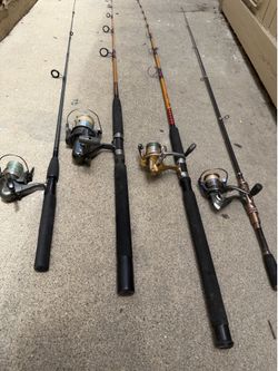 4) Fishing rods and reels