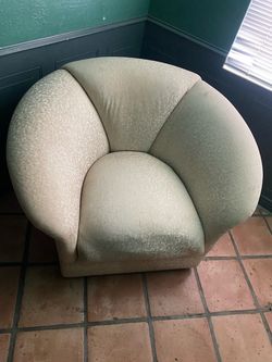 Set of white sofa chairs