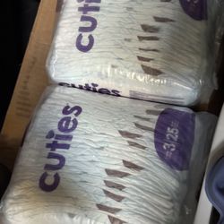 Cuties Diapers Size 3 