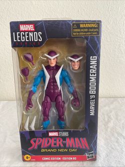 Hasbro Marvel Legends Series Spider-Man Brand New Day Comic Boomerang 6” Figure