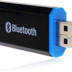 USB Bluetooth Receiver Adapter Wireless Audio Adapter 3.5mm Car Kit Music Receiver for Home/Car Stereo Sound System, Portable Speskers, (Aux in) with 