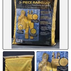 Rain suit 3 Piece Only Large New