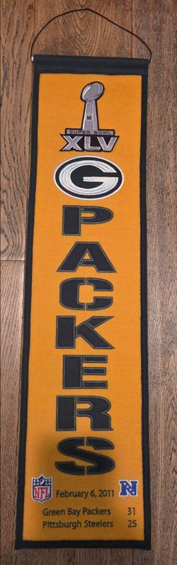 Winning Streak - NFL - Green Bay Packers - Banner / Pennant - Super Bowl XLV
