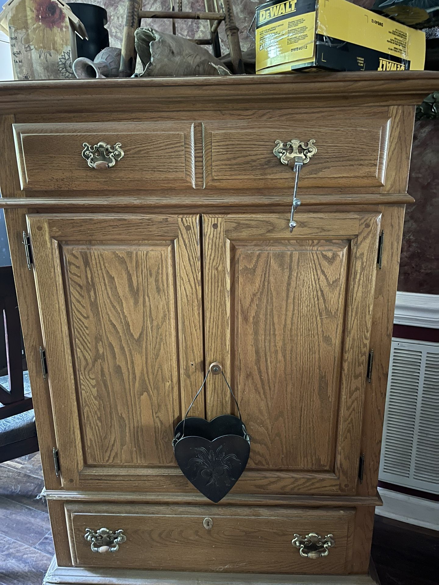 Oak Armoire wardrobe