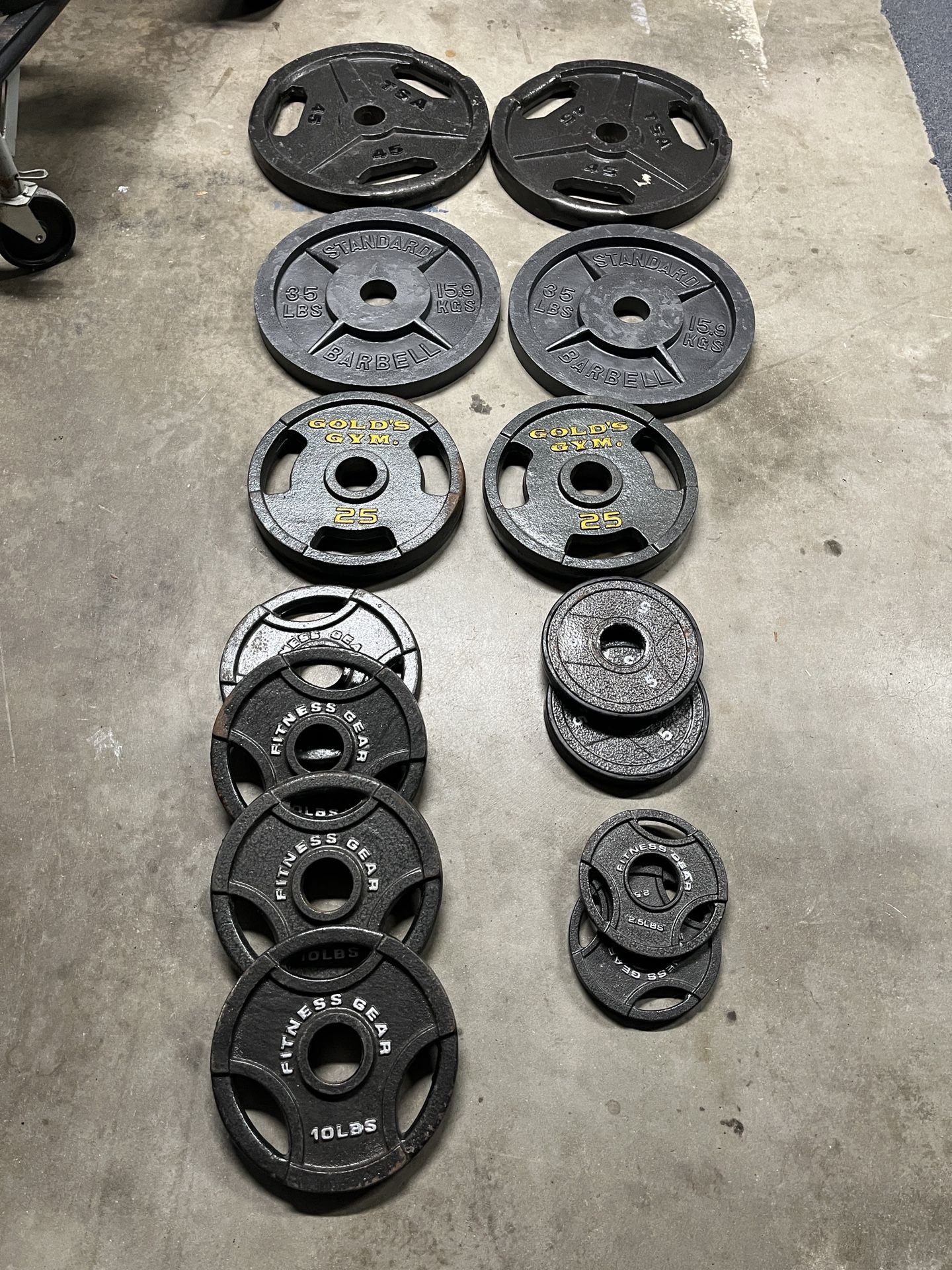 Olympic Weight Set 265 lbs