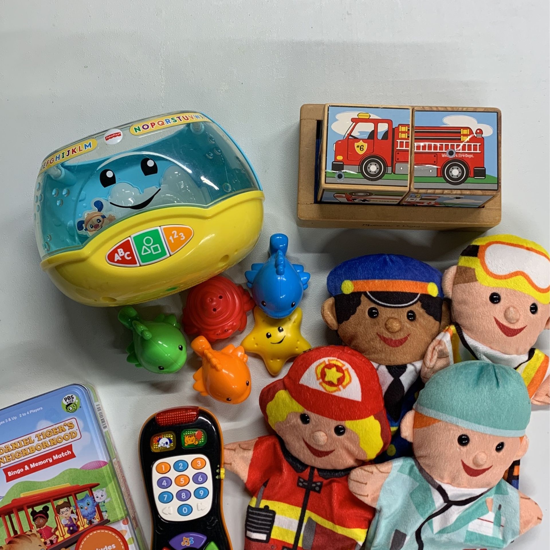 Vtech, Melissa & Doug, Fisher-Price And Daniel Tiger Toys