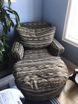 Chair & ottoman