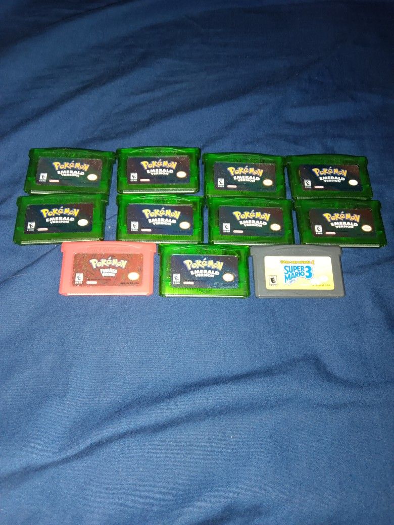11 Nintendo GBA Games Bundle