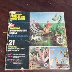 Vintage Pebbles and Bamm-Bamm Gaf Talking View Master Reels 