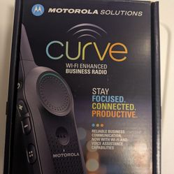 (2) motorola solutions curve wi-fi enhanced business radio